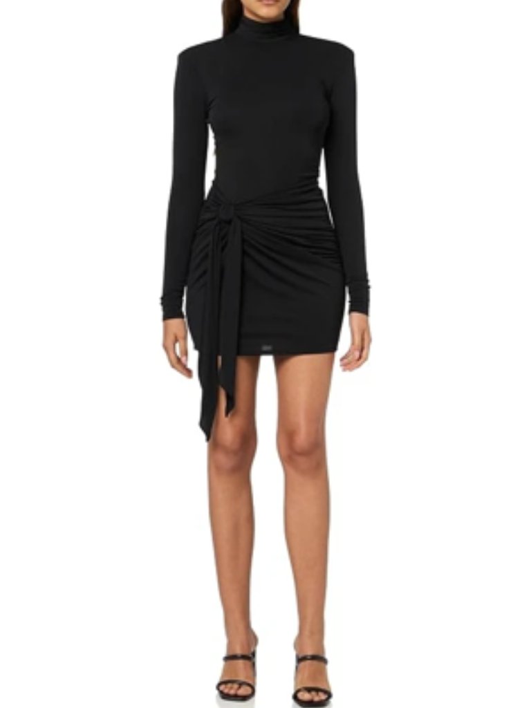 Nwt Cinq A Sept Johnson Long-Sleeve Mini Wrap Dress, Size 14